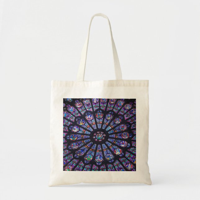 Tote Bag Fenêtre rose Paris (Devant)