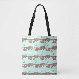 Tote Bag Fentes bébé accrochées au Motif d'arbre