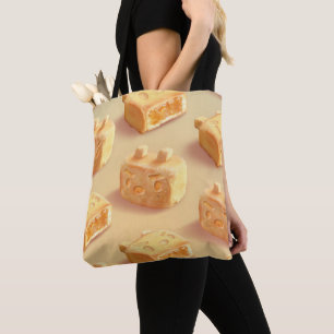 Tote Bag Fer T : Motif de gâteau d'ananas taïwanais