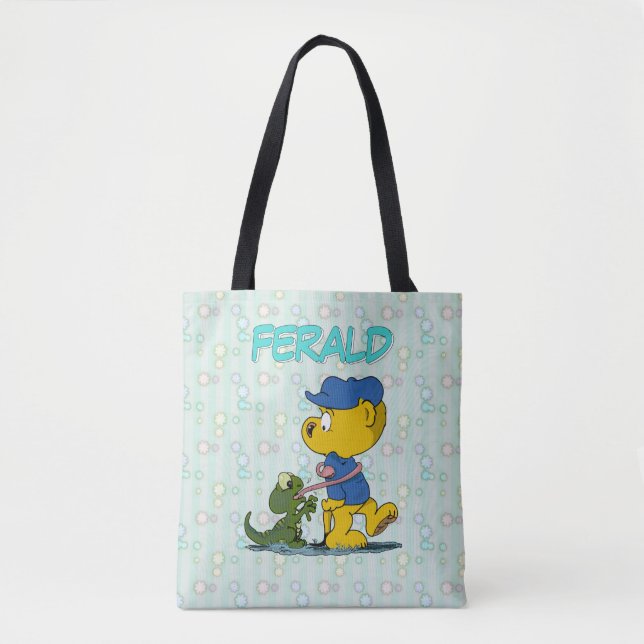 Tote Bag Ferald & The Baby Lizard (Devant)