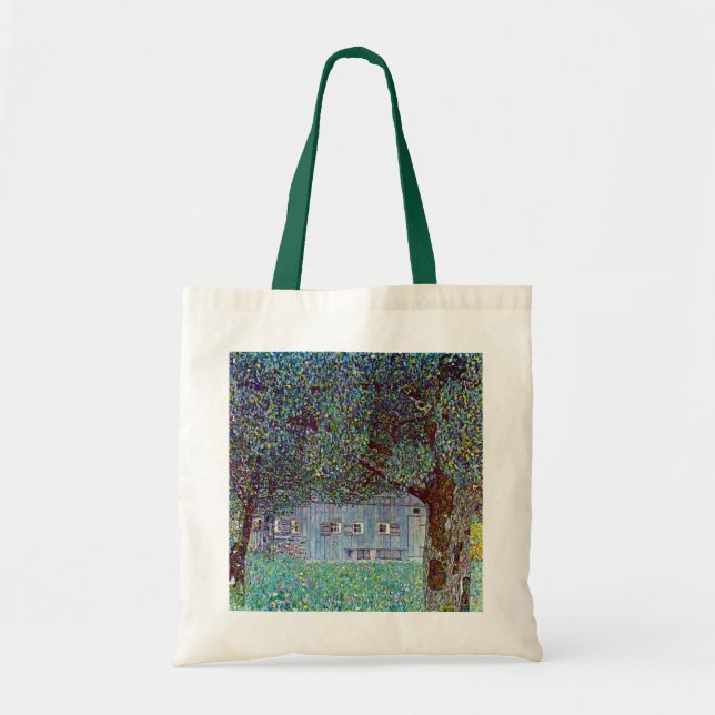 Tote Bag Ferme en Haute-Autriche par Gustav Klimt (Devant)