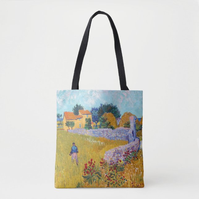 Tote Bag Ferme en Provence, Van Gogh (Devant)