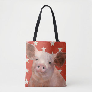 Tote Bag Ferme patriotique - porc