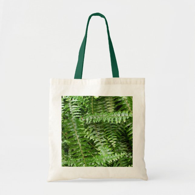 Tote Bag Fermer Fronds I Green Nature (Devant)