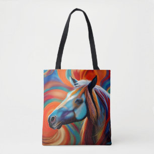 Tote Bag Fermer la tête du cheval