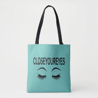 Tote Bag fermer les yeux