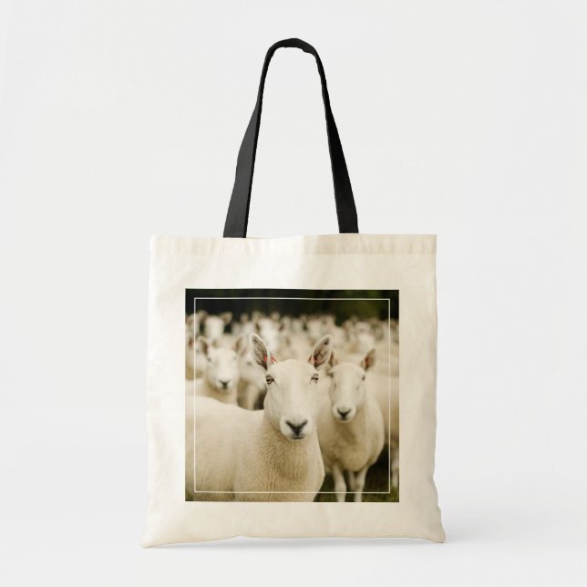 Tote Bag Fermes | Troupeau de moutons (Devant)