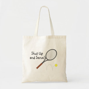 Tote Bag Fermez et servez le tennis 2