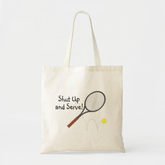 Tote Bag Fermez et servez le tennis 2