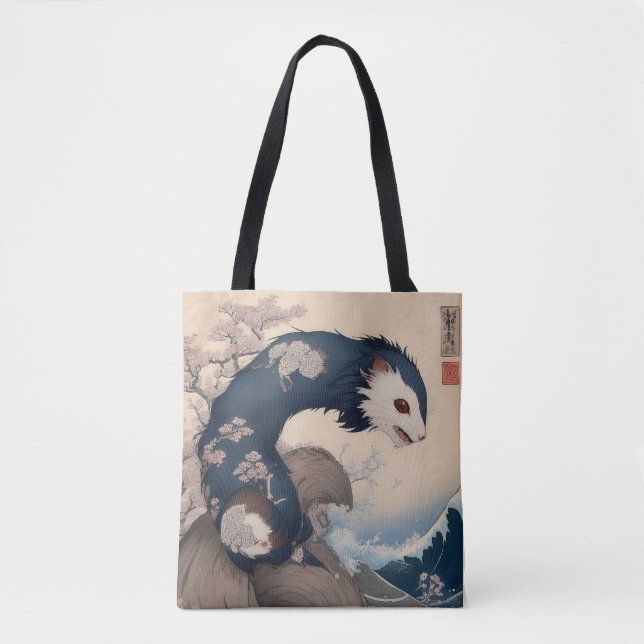 Tote bag Ferret (Devant)