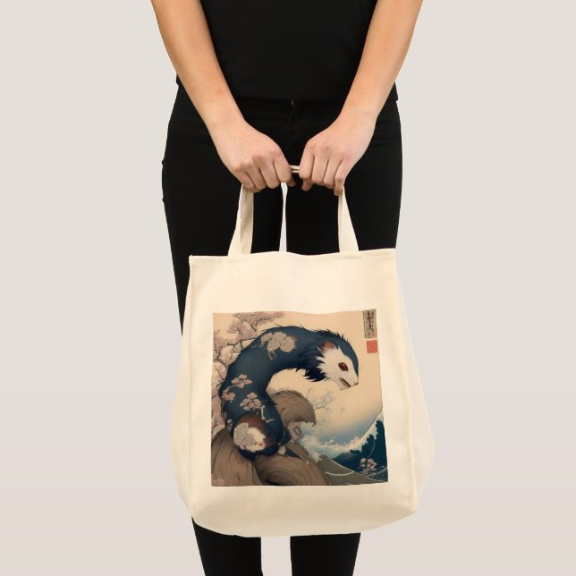 Tote bag - Ferret - Japan (Devant (produit))