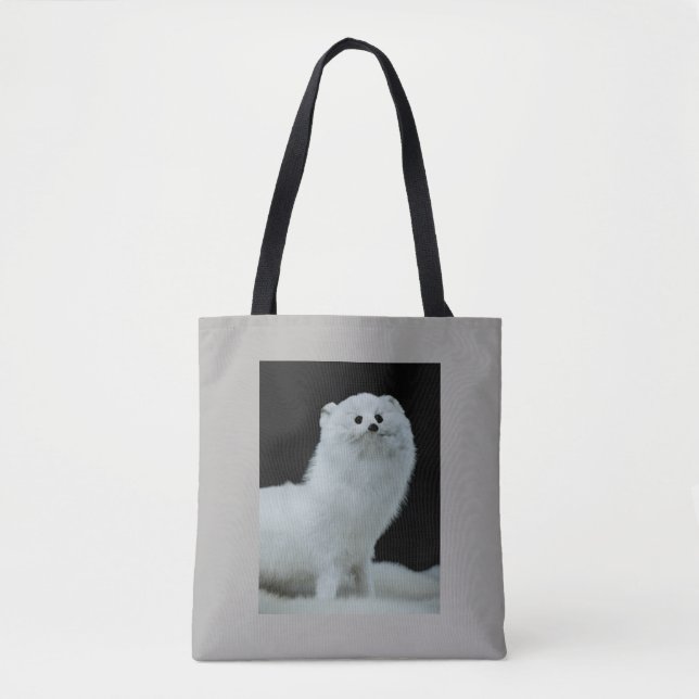 Tote Bag Ferret Taxidermy Mount avec citation de commerce a (Devant)