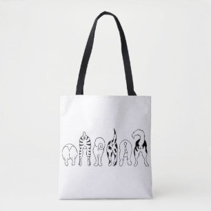 Tote Bag Fesses de Chien