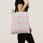 Tote Bag Festin Pastel Joyeux Noël<br><div class="desc">Festive Joyeux Noël Fête Sac fourre-tout personnalisé *Partie d'une collection Festive Noël Jolie Birdie Vacances sticker. Rouge,  blanc,  rose menthe et couleurs pastel,  lumineux et heureux. oiseaux de noël,  coeurs,  baies,  étoiles.</div>