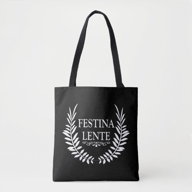 Tote Bag Festina lente (Devant)