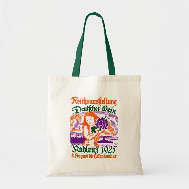 Tote Bag Festival allemand du vin 1925 (Devant)