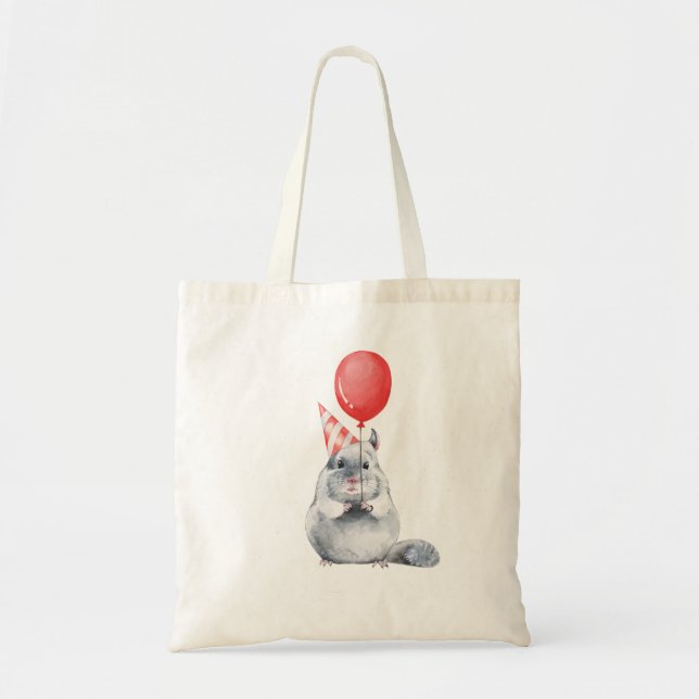 Tote Bag Fête avec chinchilla (Devant)