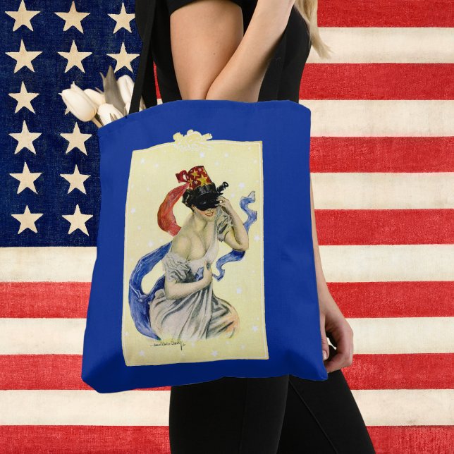 Tote Bag Fête costumée patriotique de la fête nationale amé (Créateur téléchargé)
