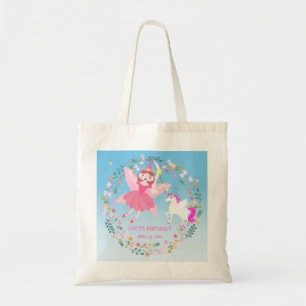 Tote Bag Fête d'anniversaire de la magie de licorne et de f