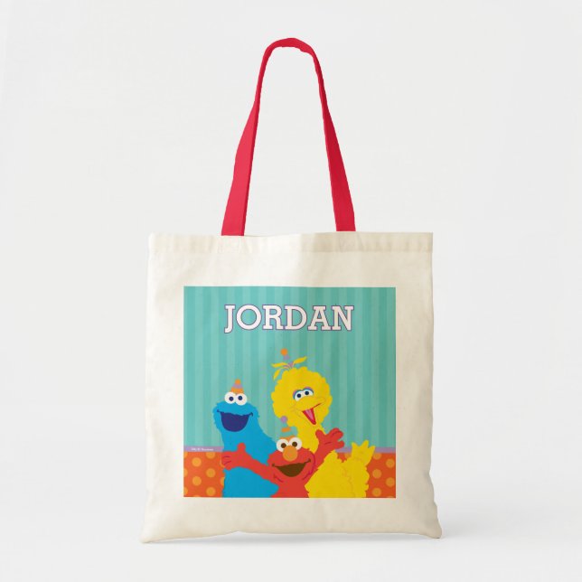Tote Bag Fête d'anniversaire des amis de Sésame (Devant)