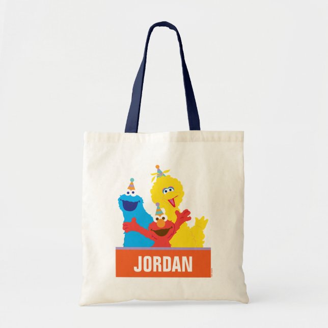 Tote Bag Fête d'anniversaire des amis de Sésame (Devant)