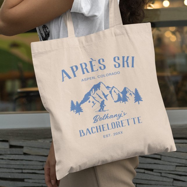 Tote Bag Fête de Fiançailles Apres Ski (Créateur téléchargé)