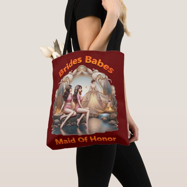 Tote Bag Fête de filles de la mariée avec style (De près)