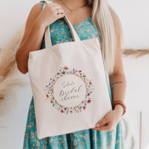 Tote Bag Fête de jardin à la française, douche de mariée au