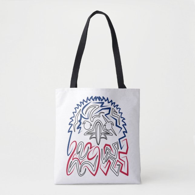 Tote Bag Fête de l'Indépendance Aigle américain (Devant)