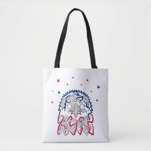 Tote Bag Fête de l'Indépendance Étoiles d'aigle américain