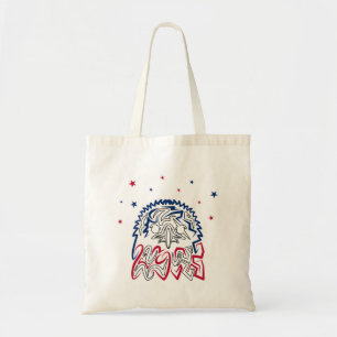 Tote Bag Fête de l'Indépendance Étoiles d'aigle américain