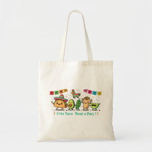 Tote Bag Fête de nourriture mexicaine Kawaii mignonne - Tac