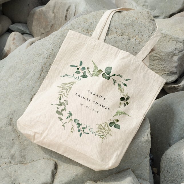 Tote Bag Fête des mariées d'aquarelle de l'Eucalyptus botan (Créateur téléchargé)