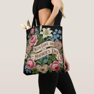 Tote Bag Fête des mères avec amour