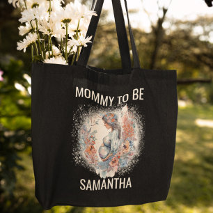 Tote Bag Fête des mères de maman pour être une aquarelle fl