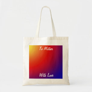 Tote Bag Fête des Mères, enseignant Arc en ciel Canvas bon 