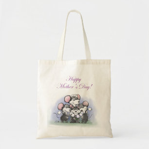 Tote Bag Fête des mères joyeuses de Mic, Mac et Moe