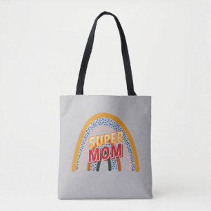 Tote Bag Fête des mères modernes Super Maman