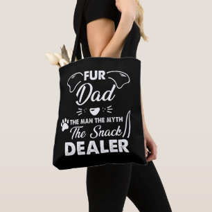 Tote Bag Fête des pères Chien Meilleur Chien Papa Jamais