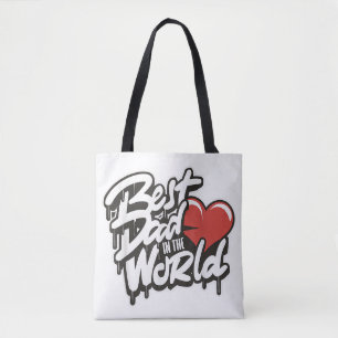Tote Bag Fête des Pères Meilleur Papa du Monde