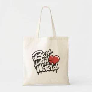 Tote Bag Fête des pères Meilleur Père Dans Le Monde