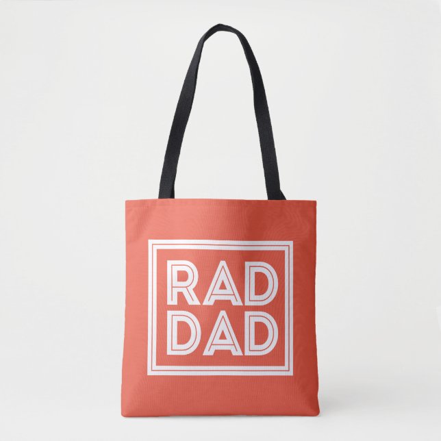 Tote Bag fête des pères - Rad Papa (Devant)