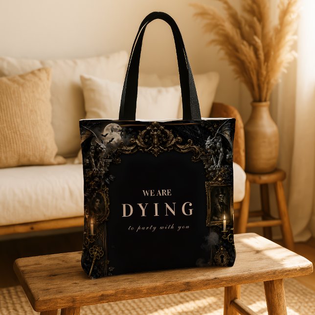 Tote Bag Fête d'Halloween de Monstre Élégant (Créateur téléchargé)