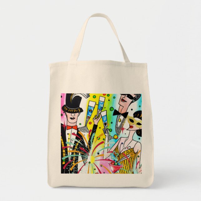 Tote Bag Fête du Nouvel An (Devant)