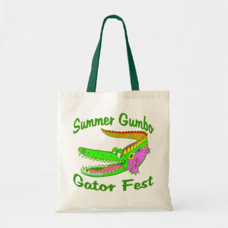 Tote Bag Fête Gumbo Gator été