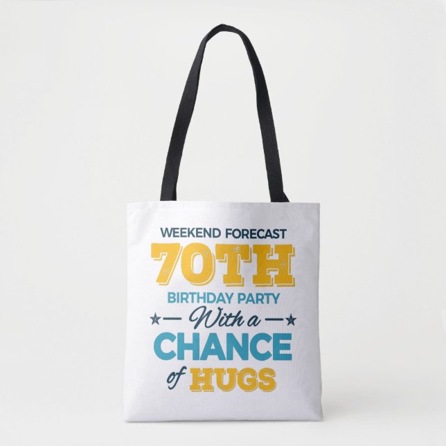 Tote Bag fête le 70e anniversaire (Devant)