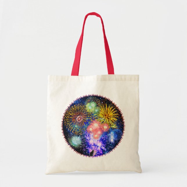 Tote Bag Feu d'artifice (Devant)