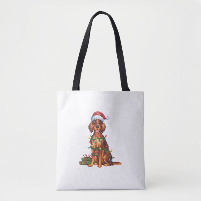 Tote Bag Feu de Noël Feu de Noël Feu de Noël (Devant)