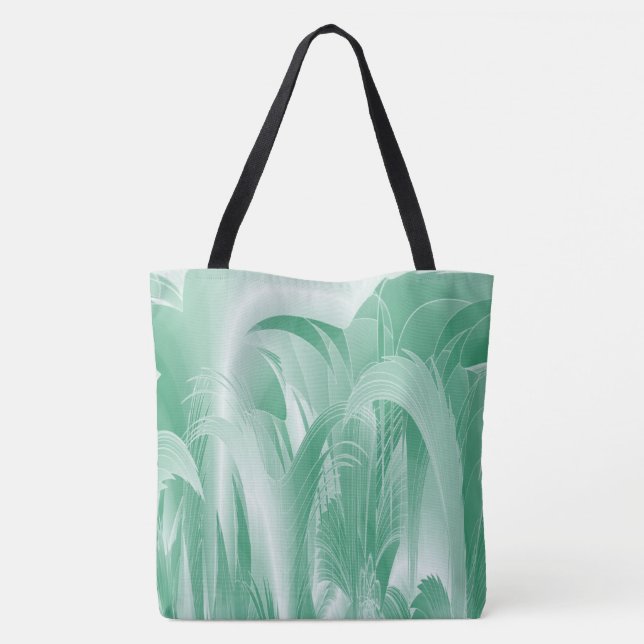 Tote Bag Feuillage vert en bon état (Dos)