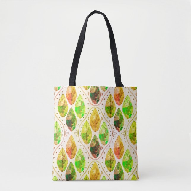 Tote Bag Feuille d'automne (Devant)